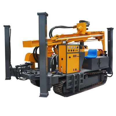 Water well trusses drilling depth180-800m DTH pneumatic crawler drilling rig diesel engine driven drilling rig machine for sale